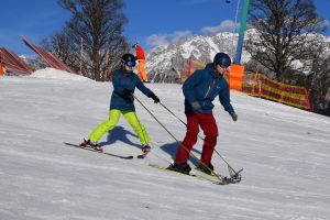 Skifahren mit Ski-Links