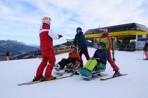 Skifahren für Rollstuhlfahrer